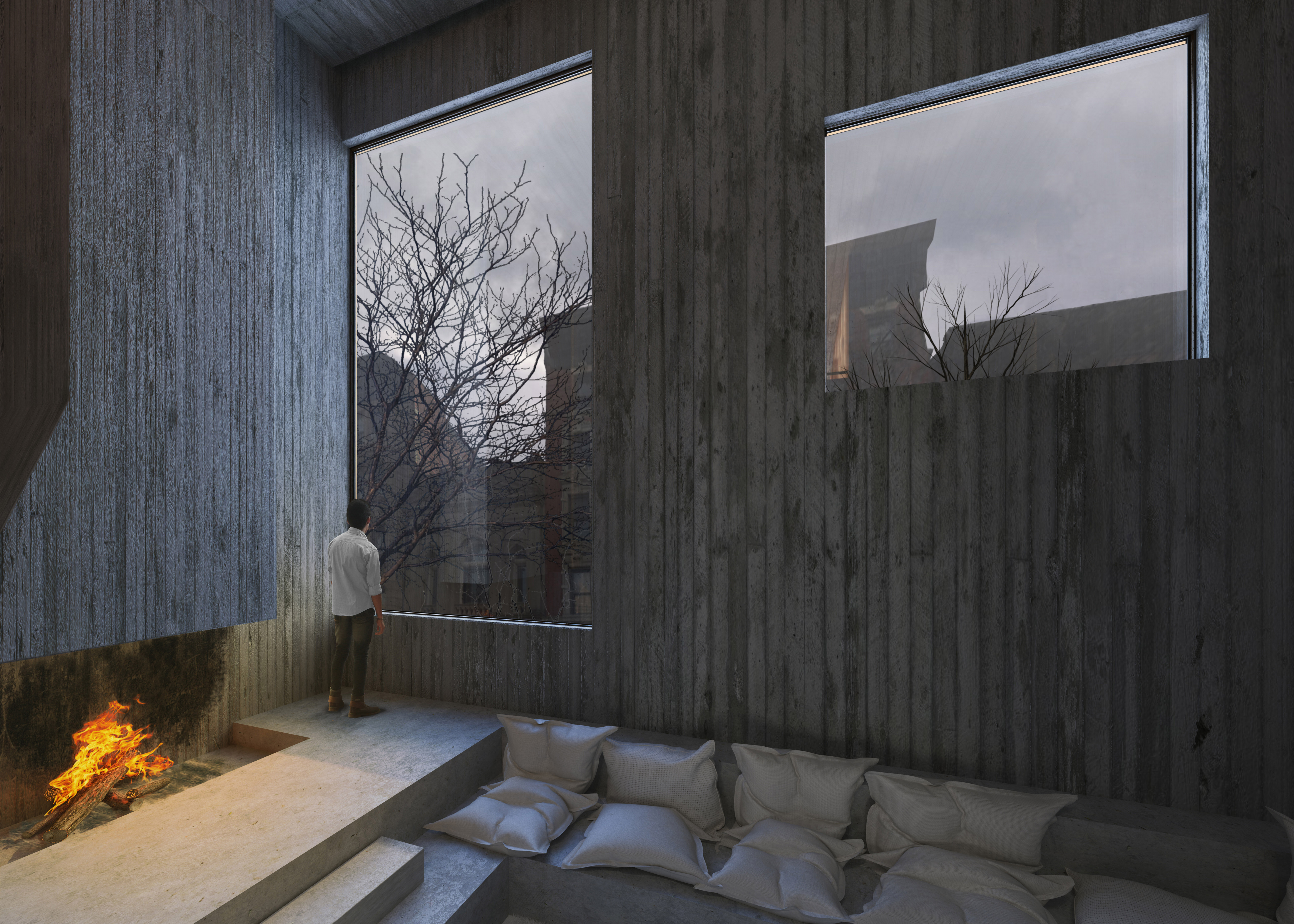 Concrete Town House by studio razavi architecture - Architizer