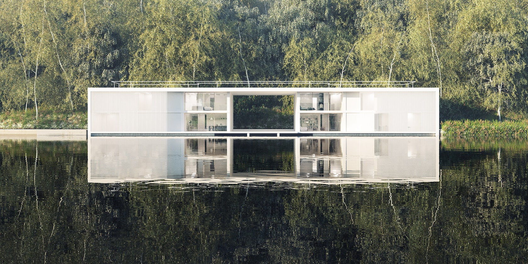 The Art Of Rendering How To Create House On The Lake Using Corona Renderer Architizer Journal