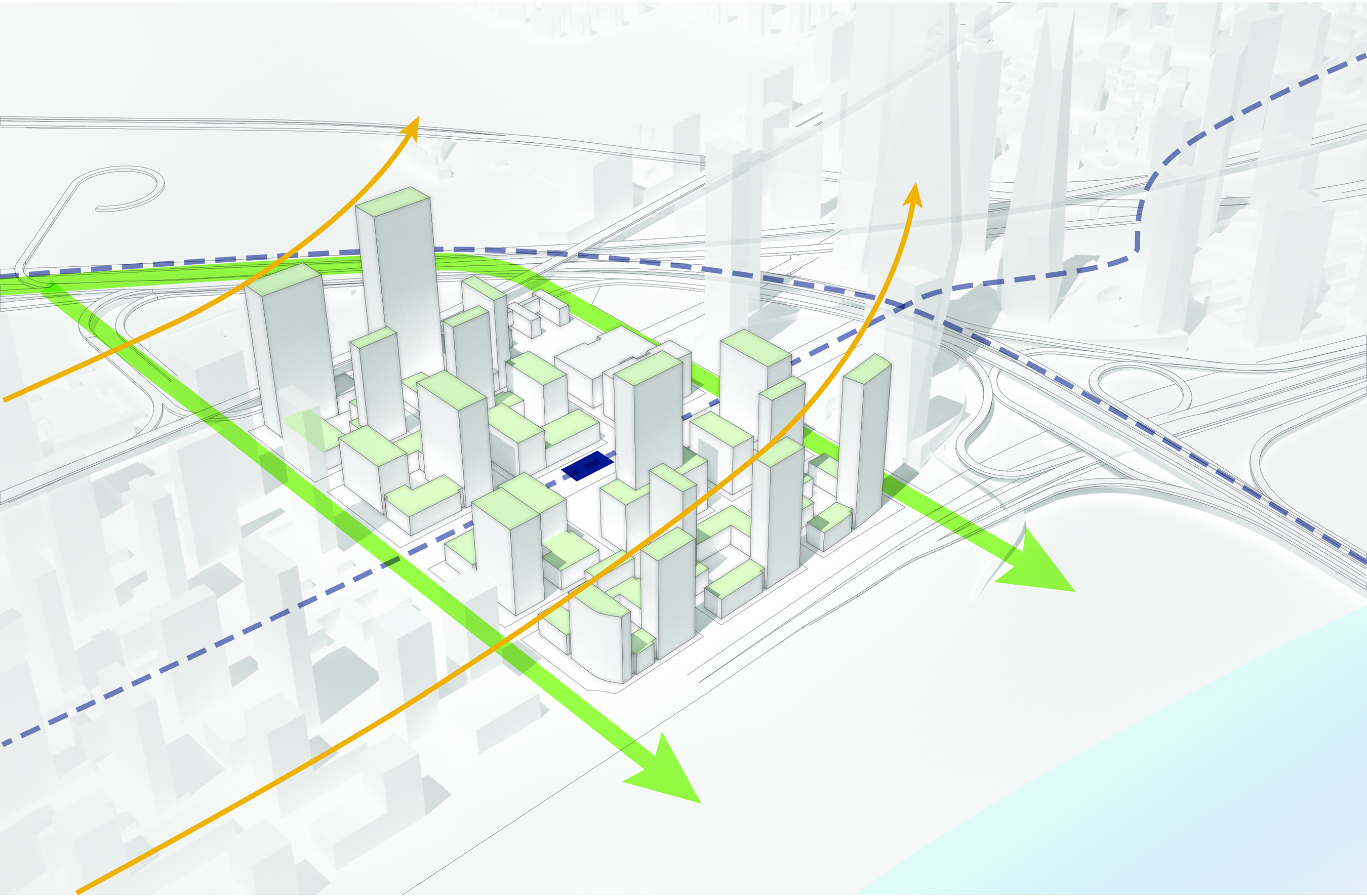 Wuhan Bridgehead Cbd By Adrian Smith Gordon Gill Architecture