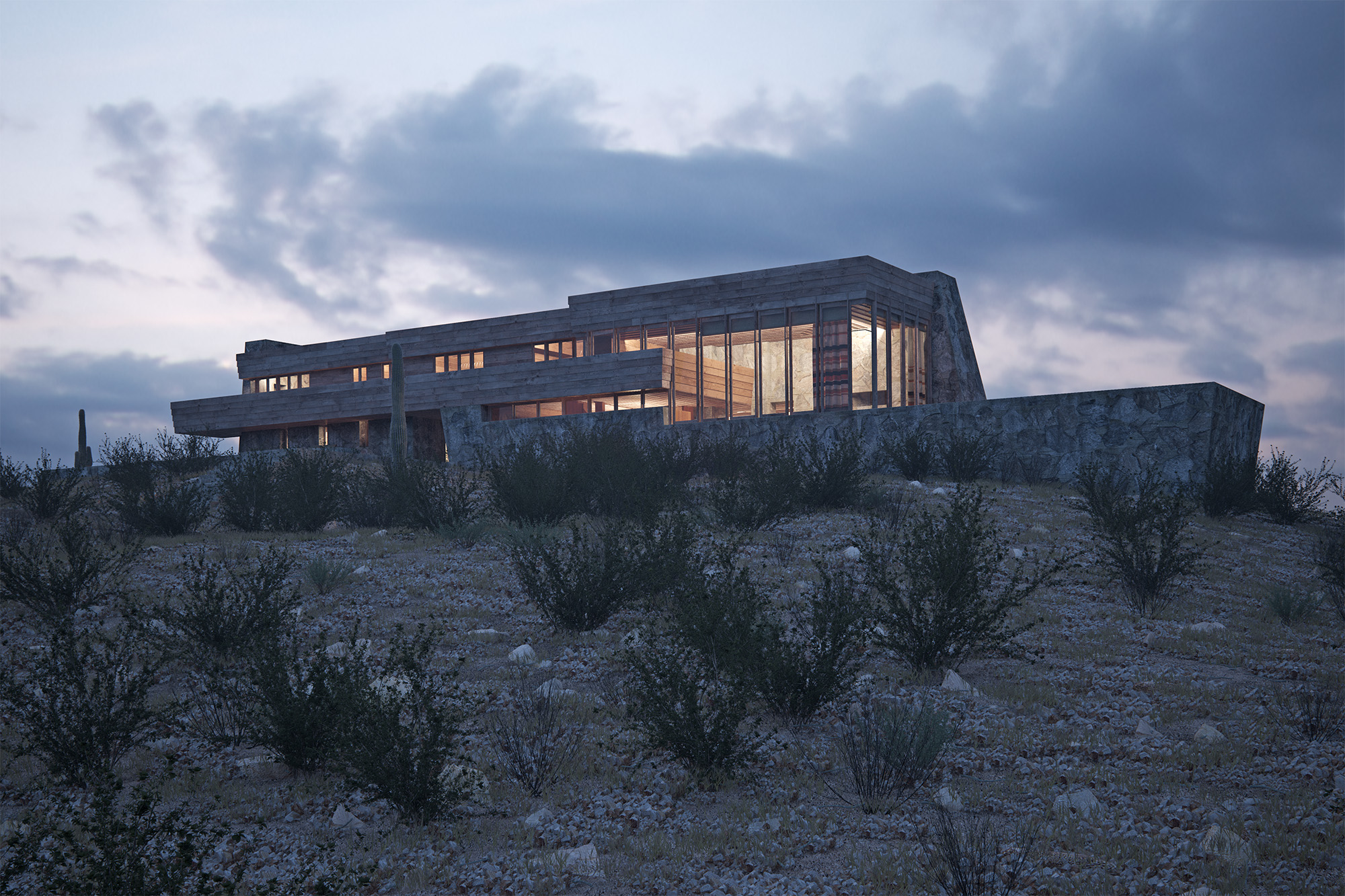 The Art of Rendering: Frank Lloyd Wright's Demolished