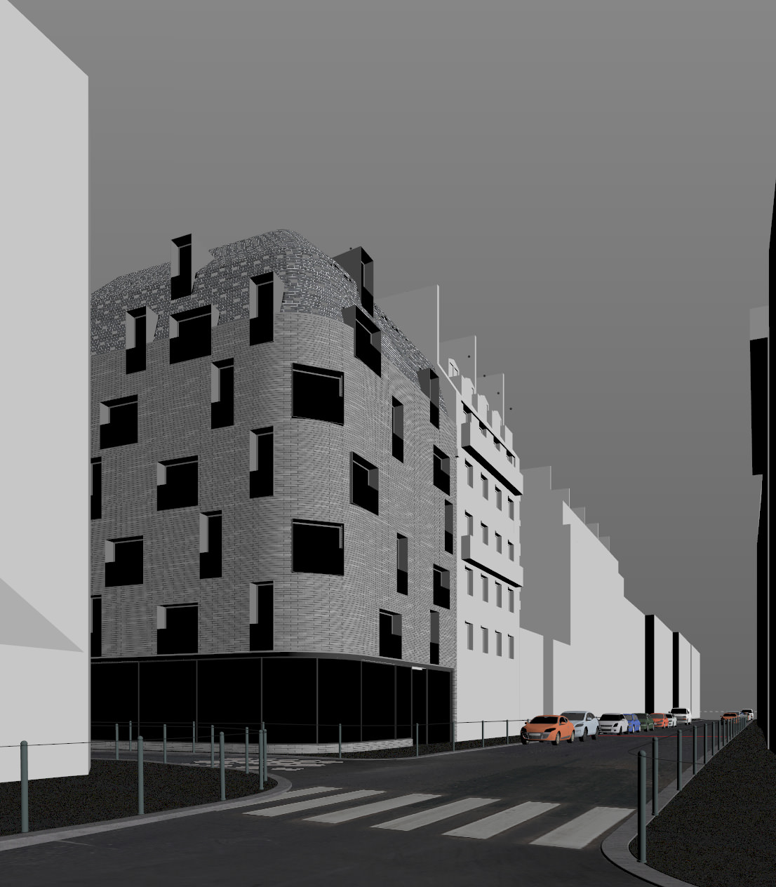 洋書 Production Rendering New Owner, New Look for Stalled Development Site at Long