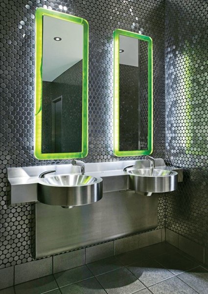 Curved Front, Wall Mounted System M2 Basin
