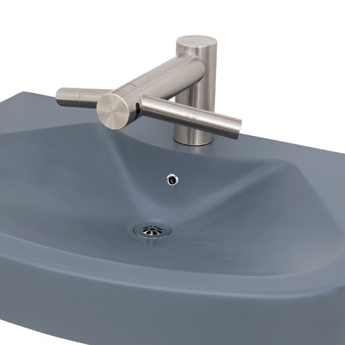 Wall Mounted Pat Basin Featuring Dyson® Airblade™ Tap/Hand Dryer