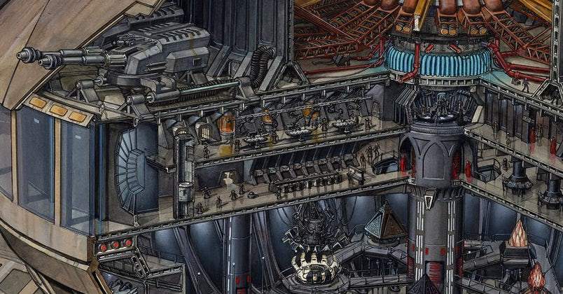 9 Incredible Cross-Sections Reveal the Architecture of Star Wars ...