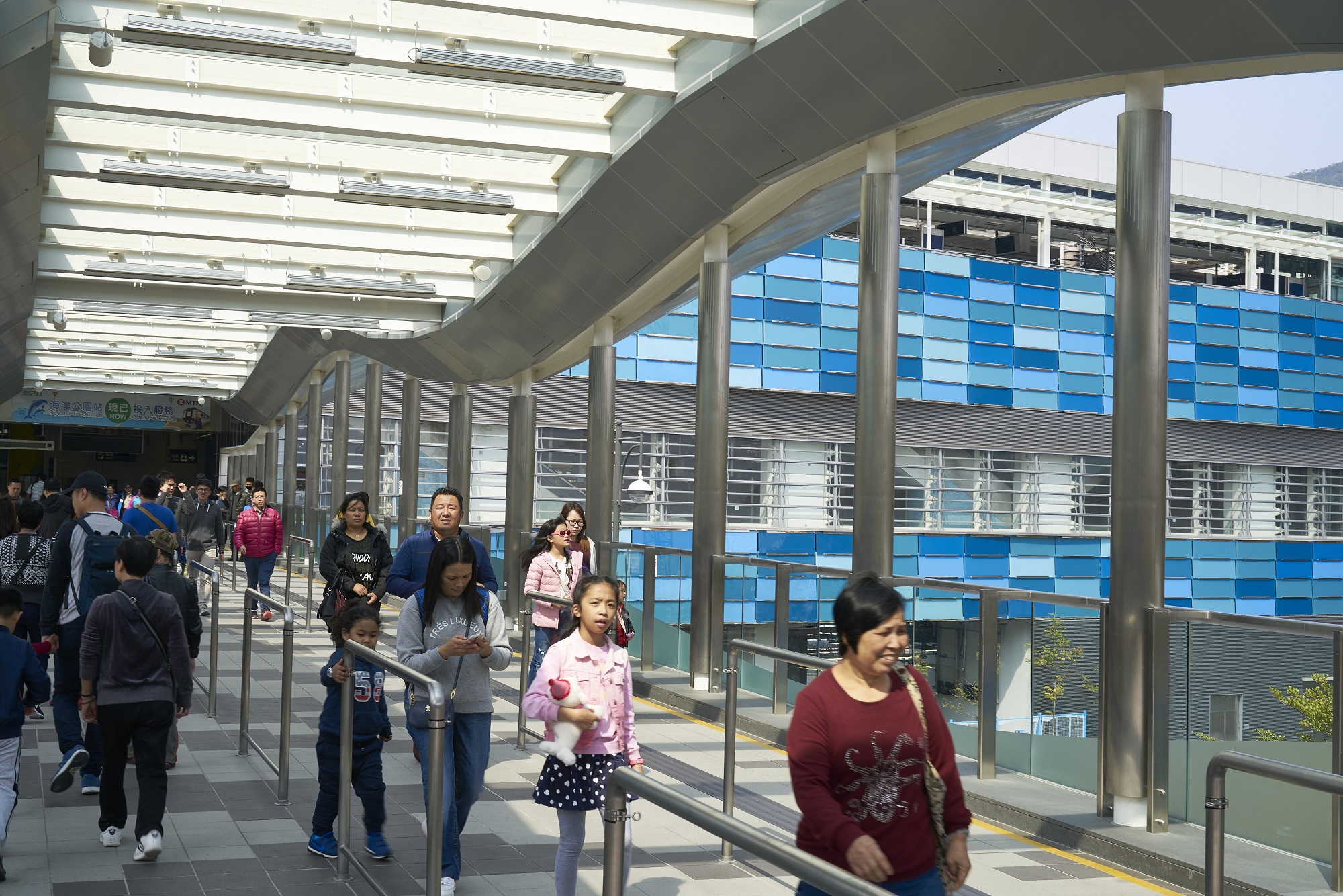 MTR Ocean Park and Wong Chuk Hang Stations by Aedas Architizer