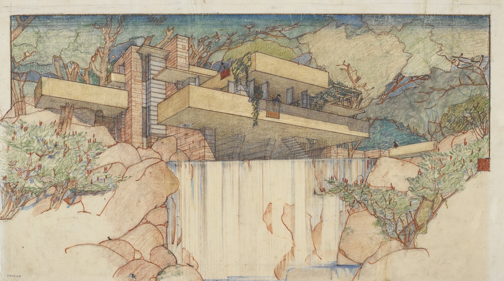 World Heritage Posters Celebrate Wright Inscription through Artistss  Drawings  Frank Lloyd Wright Foundation