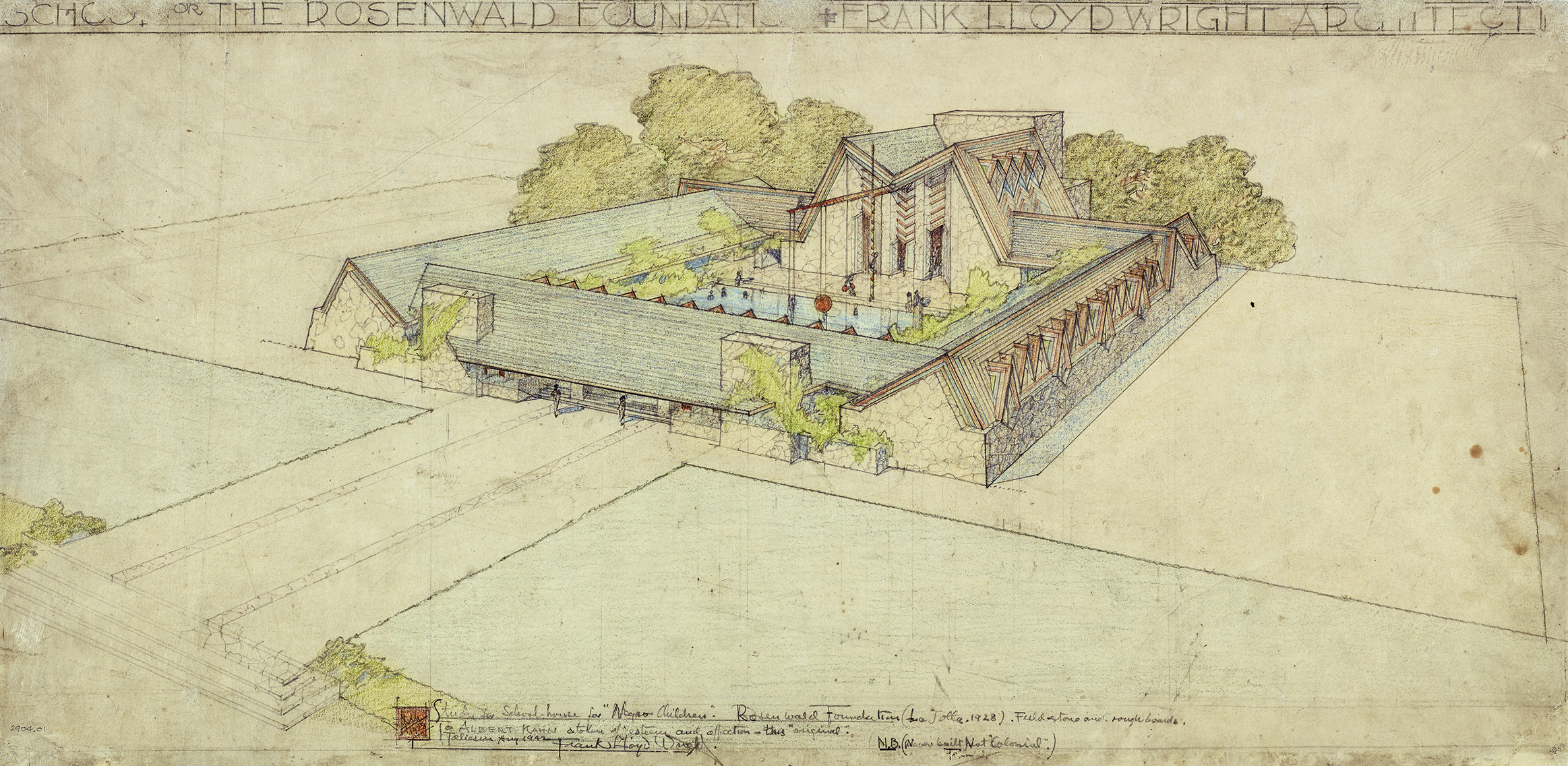 Frank Lloyd Wright Designs an Urban Utopia See His HandDrawn Sketches of  Broadacre City 1932  Open Culture