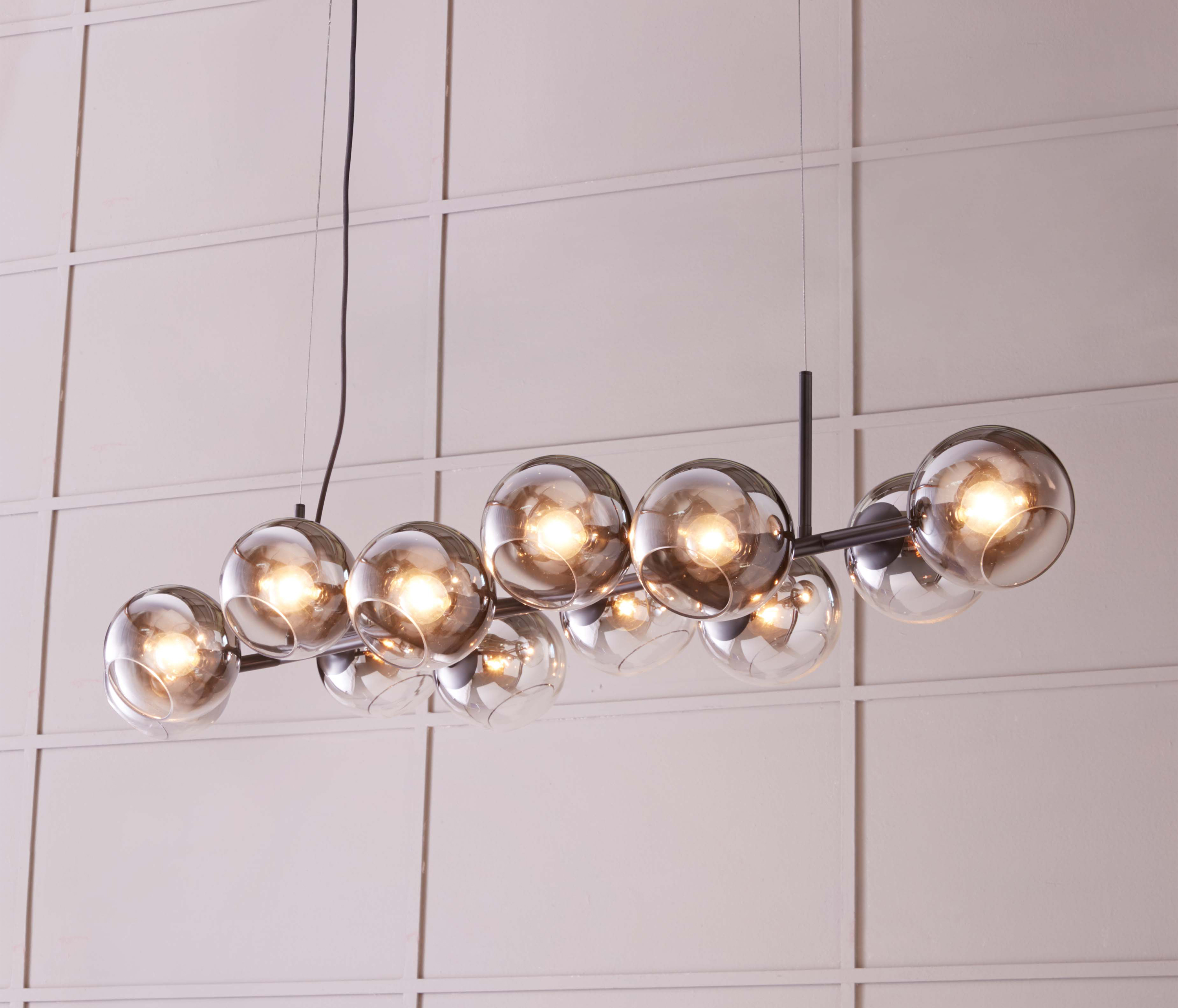Staggered Glass Chandelier