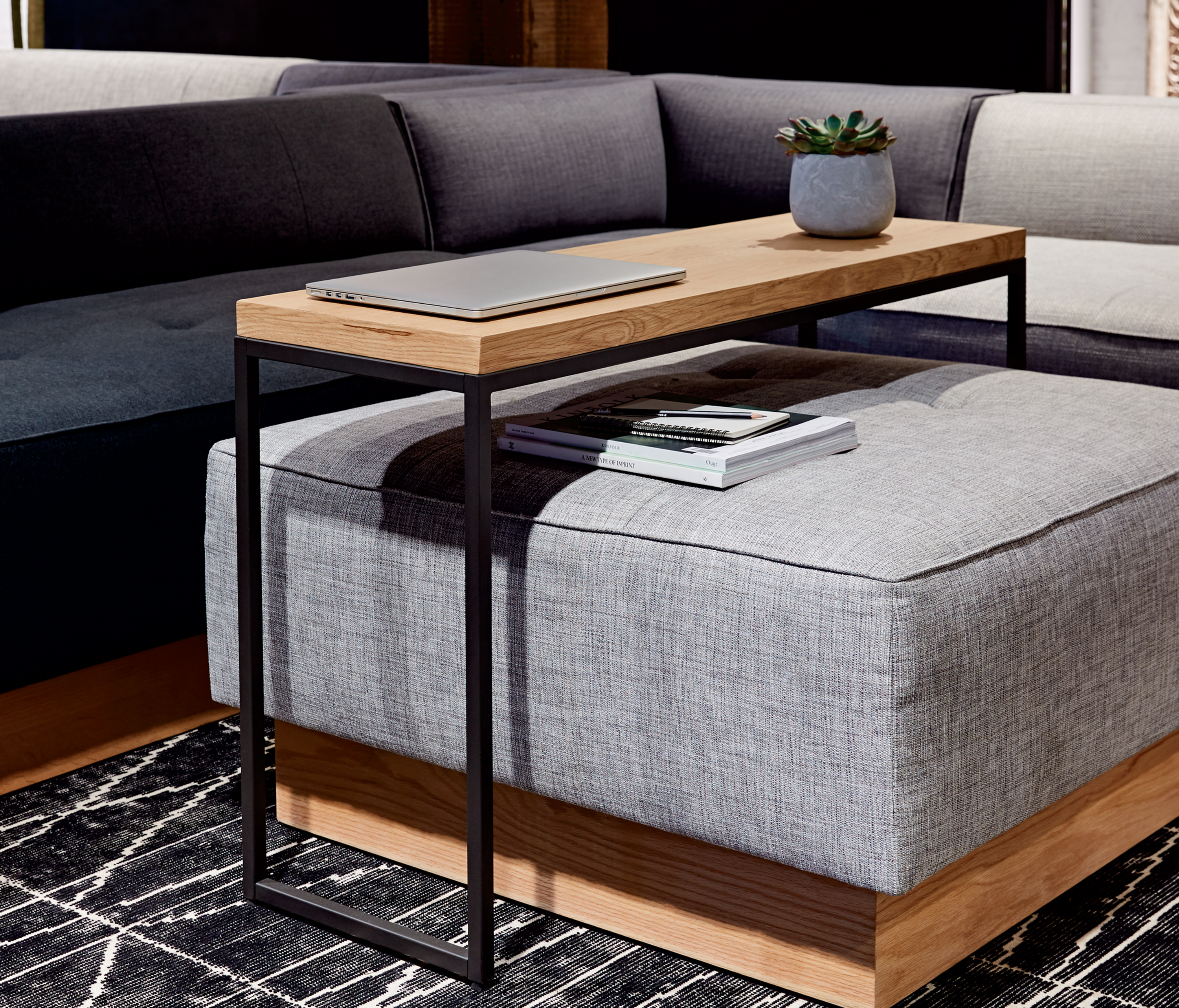 Box Frame Bridge Table