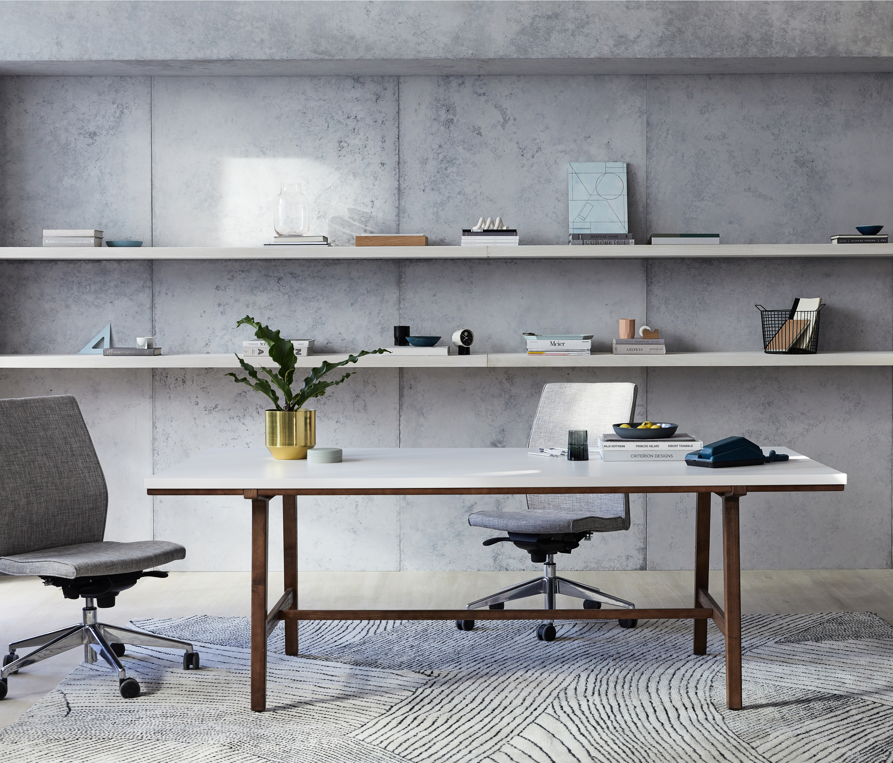 Modern Rectangular Meeting Table