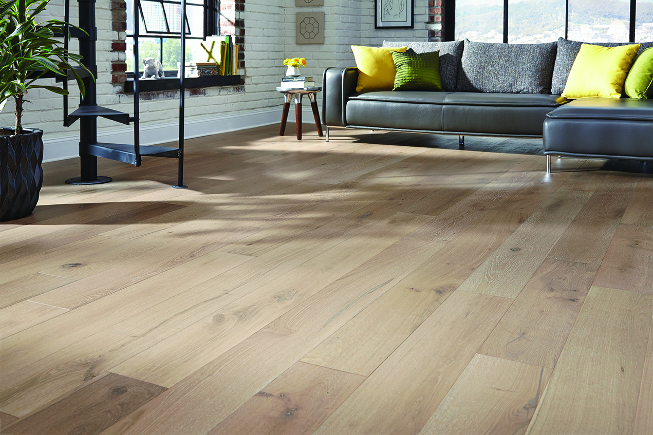 Mount Castle Engineered White Oak Hardwood Seashell