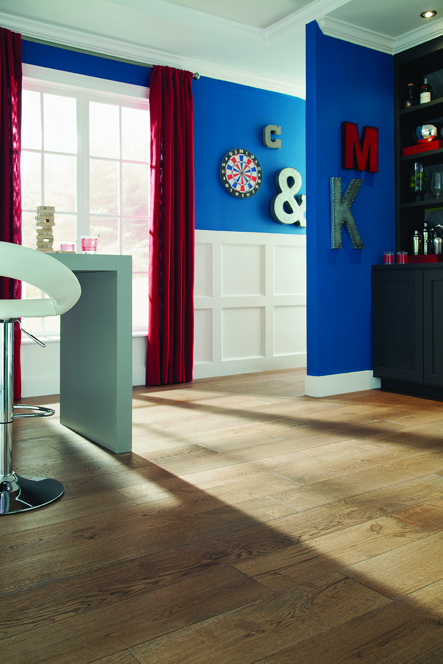Mount Castle Engineered White Oak Hardwood Fawn