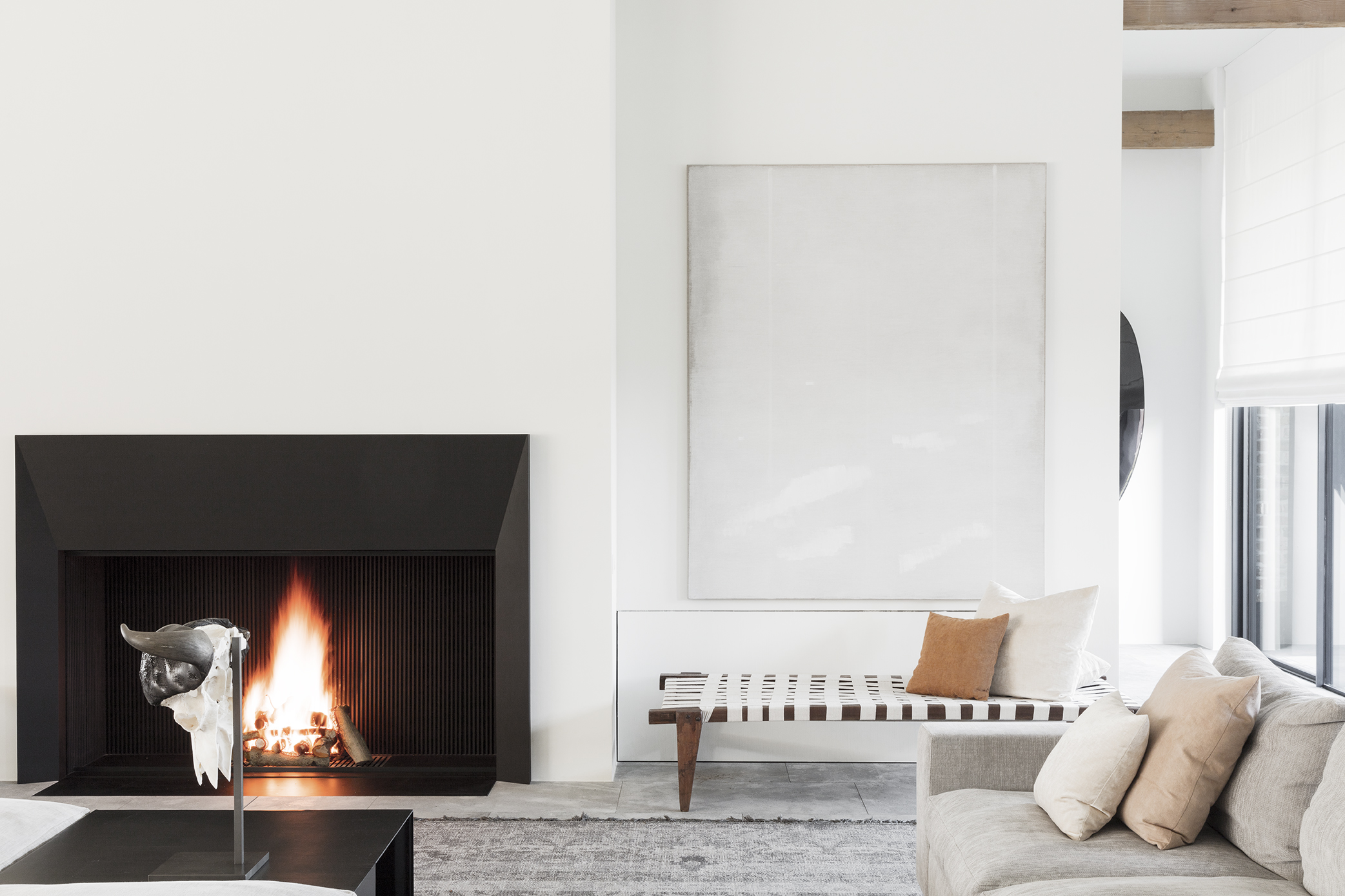 Universal Wood Open Fireplace