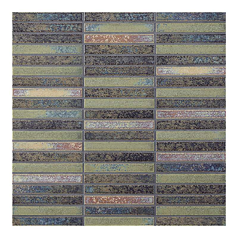 JAPANESE TILE - YOHEN BORDER GREEN MIX YB11H from INAX - Architizer