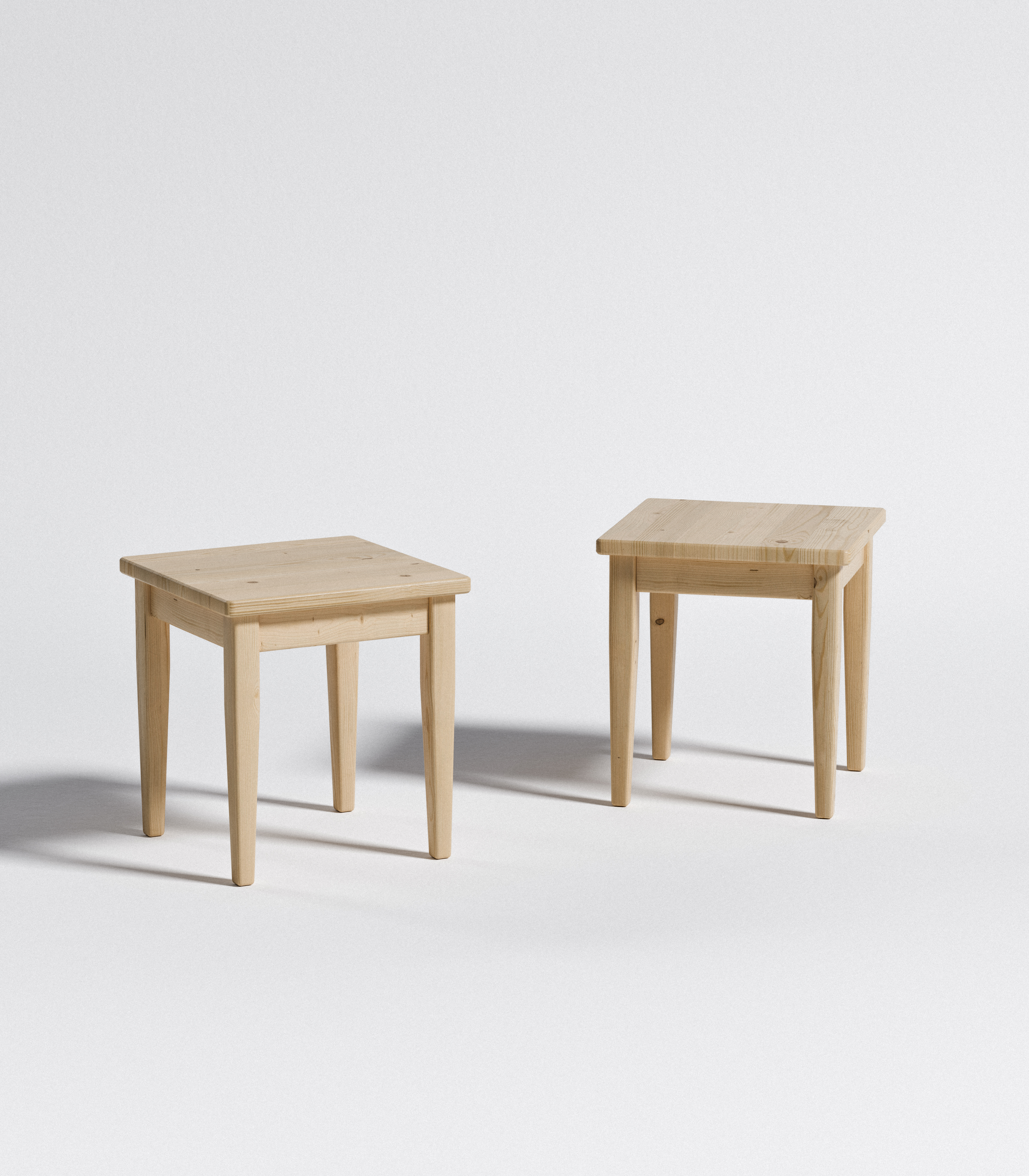Pine stool
