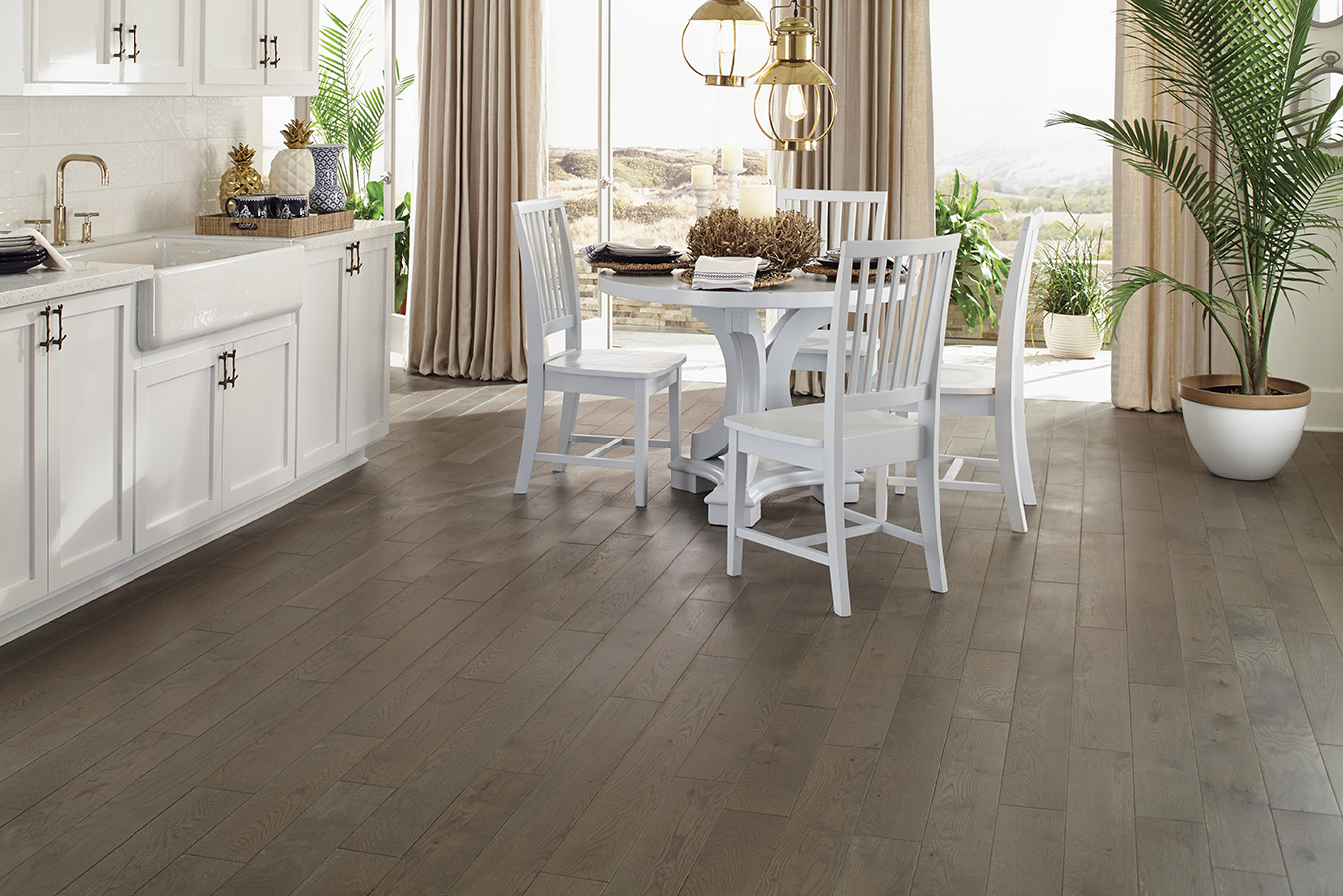 Wexford Solid White Oak Hardwood Charcoal