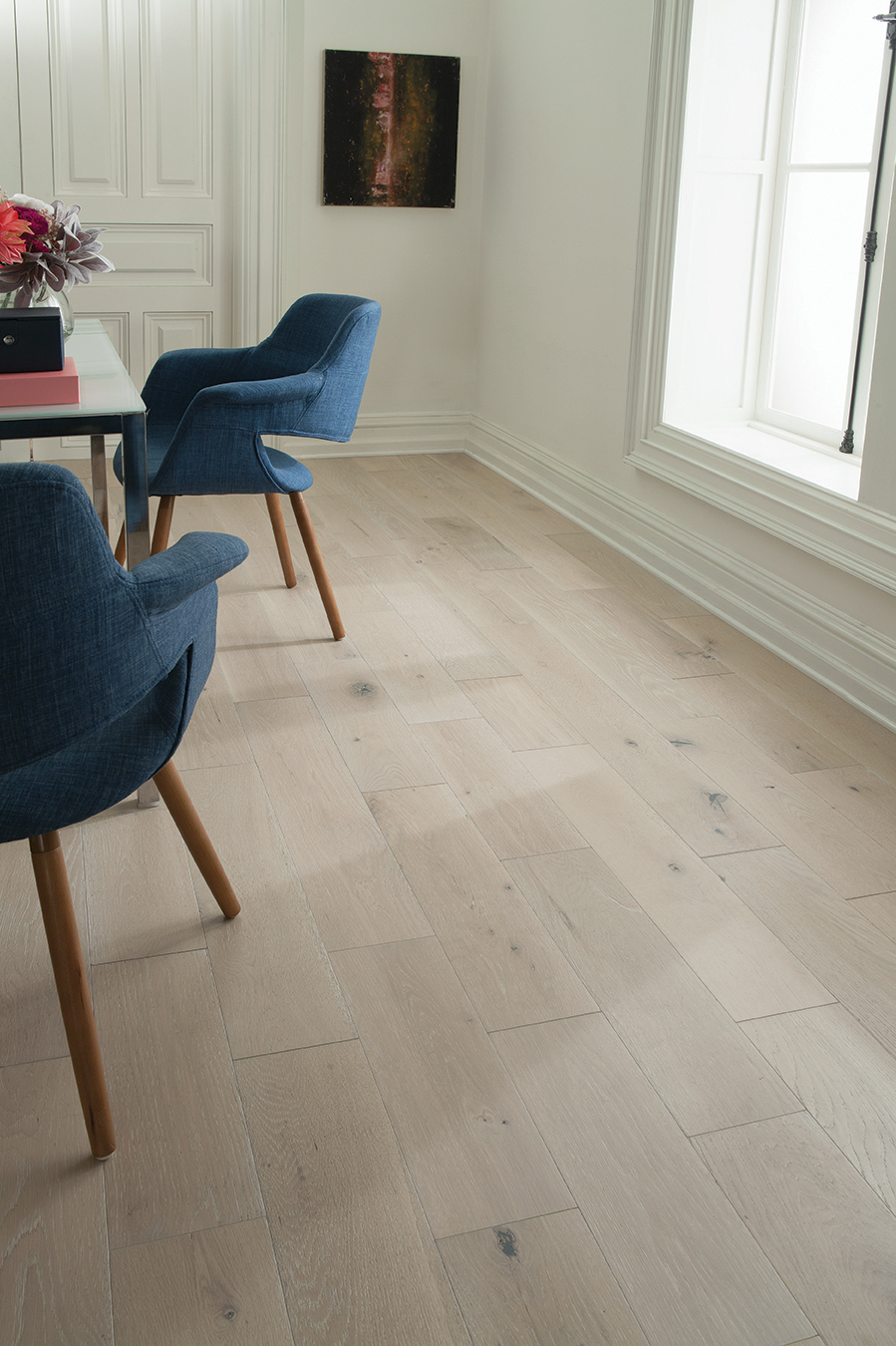 Wexford Engineered White Oak Hardwood Marble