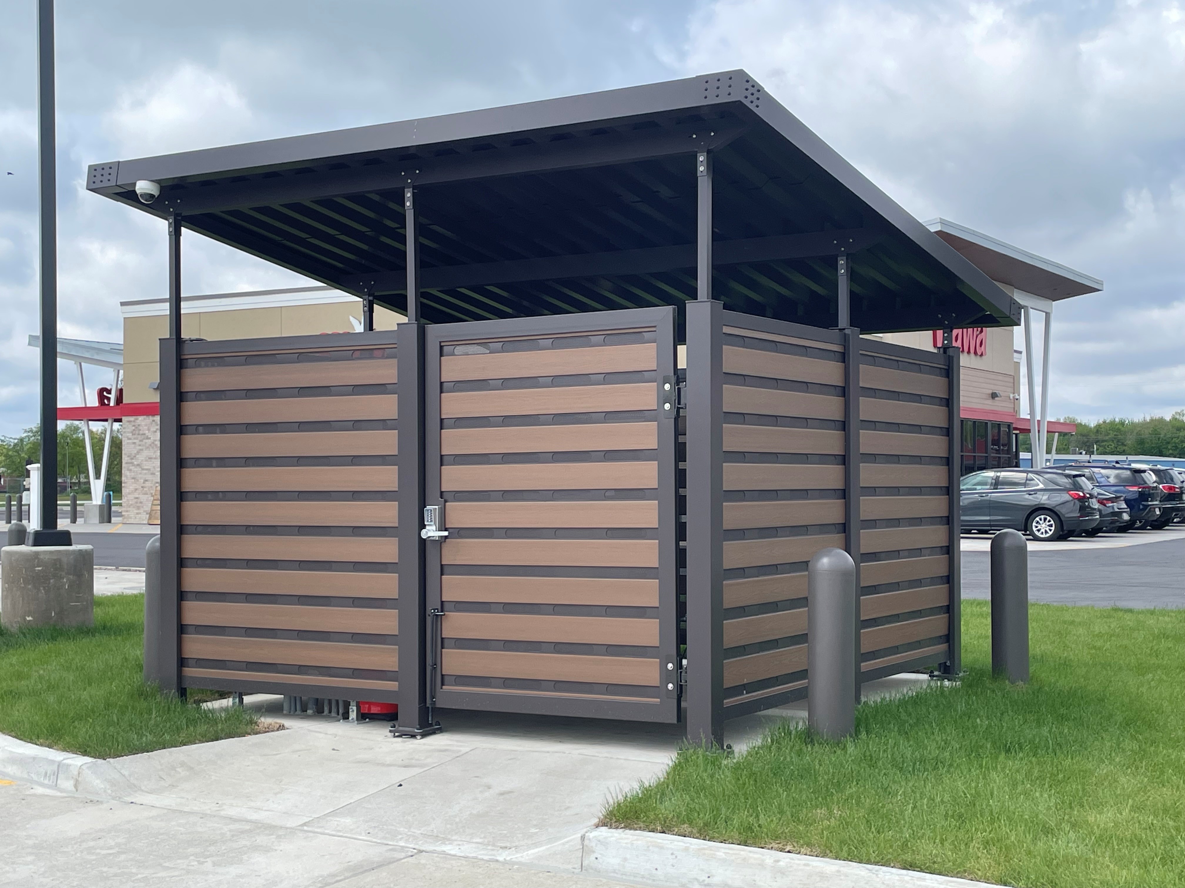 Covrit Roofed Dumpster Enclosures
