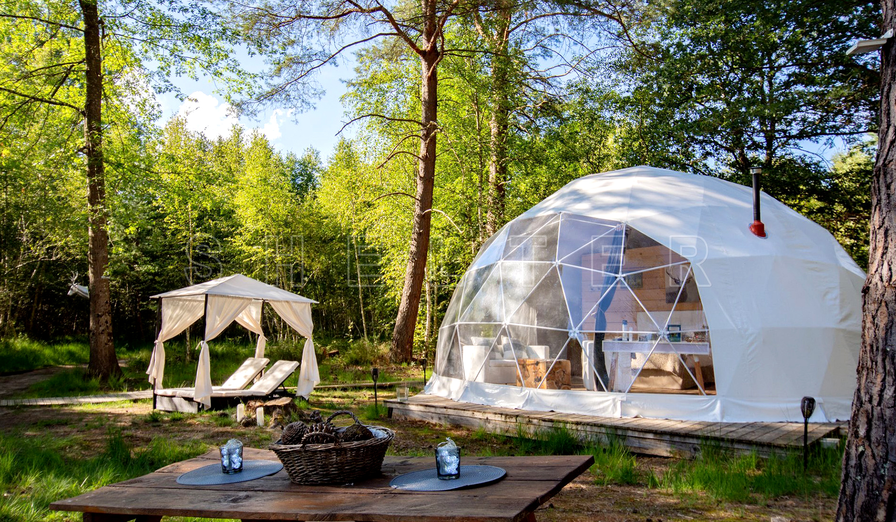 Dome Tent - Glamping Tent - Hotel Design - Eco Structure