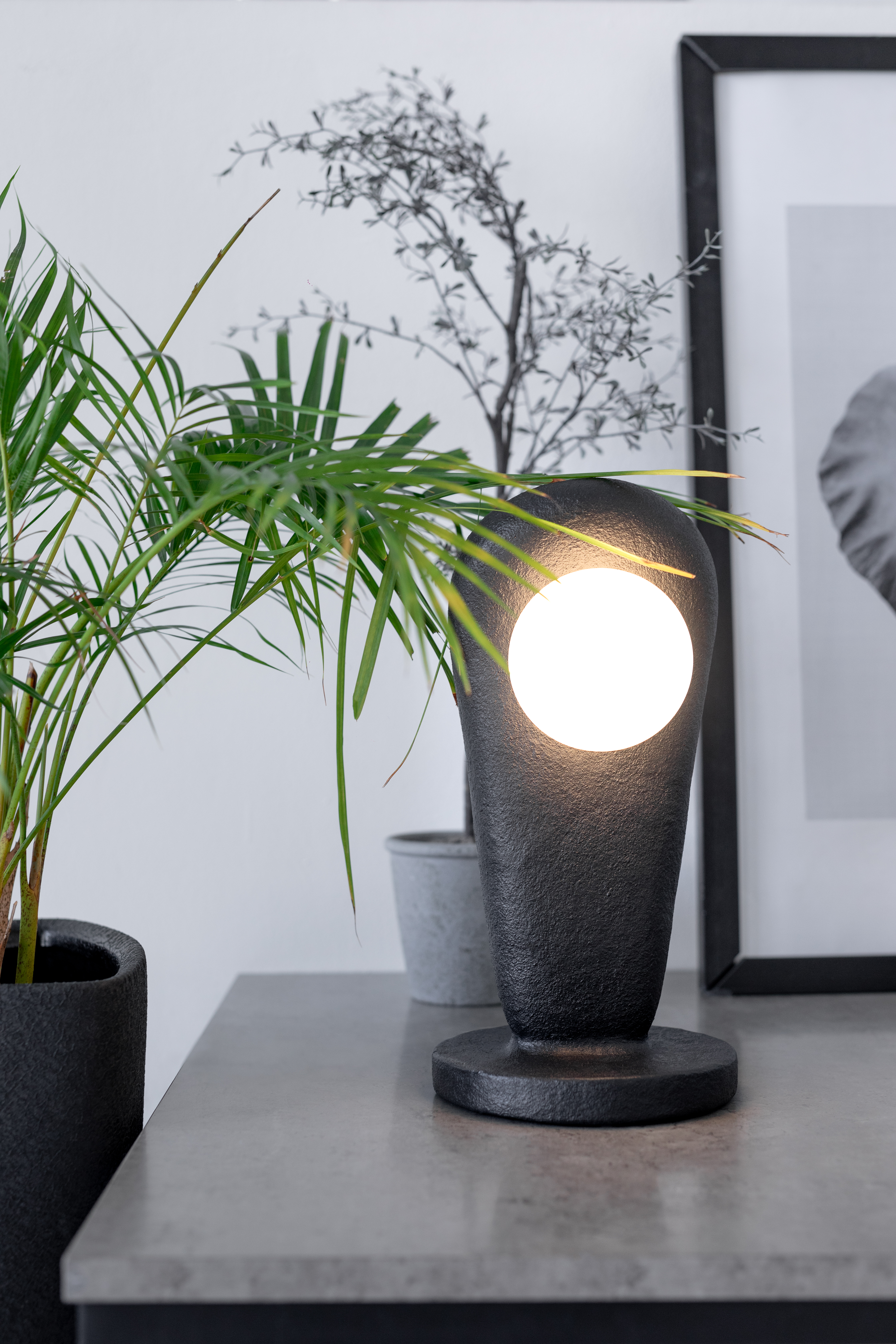 Small Сlay Table Lamp of Zakohani - Small One
