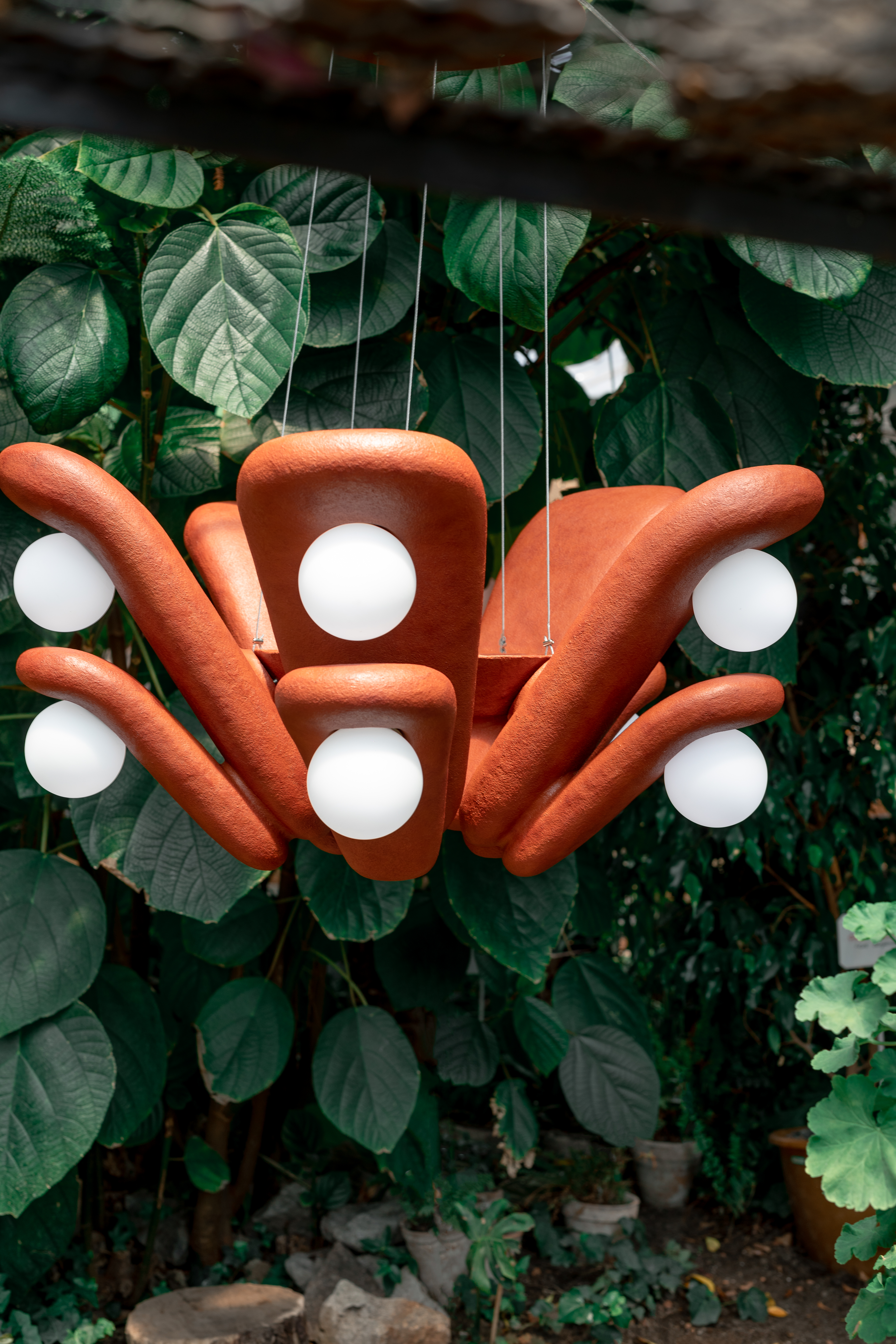 Red pendant light - Zakohani collection