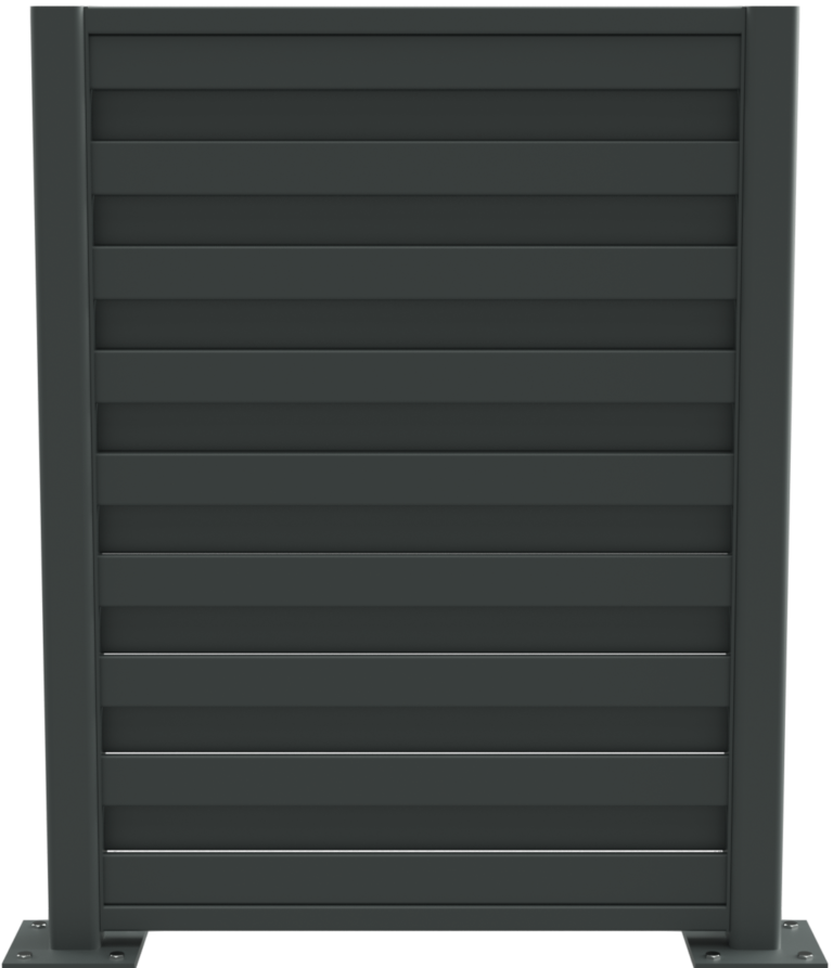 Palisade Horizontal Industrial Alternating Louvers