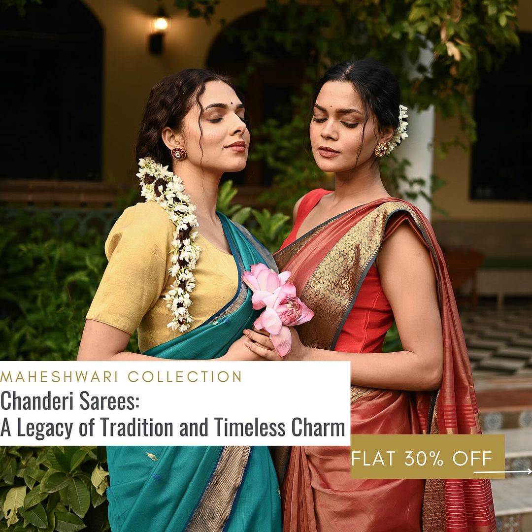 Shop for Handloom Maheshwari Sarees | Authentic Silk & Modern Designs