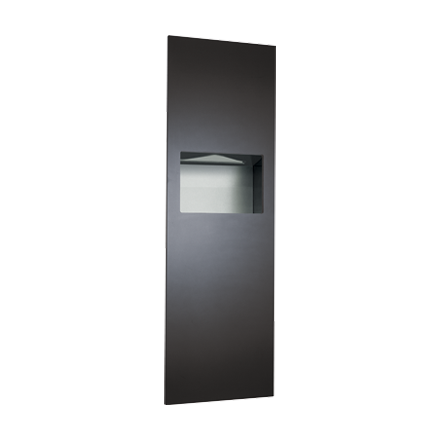 6462-00/-41 PIATTO™ Completely Recessed Paper Towel Dispenser and Waste Receptacle