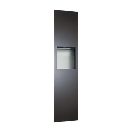 6467-00/-41 PIATTO™ Completely Recessed Paper Towel Dispenser & Waste Receptacle