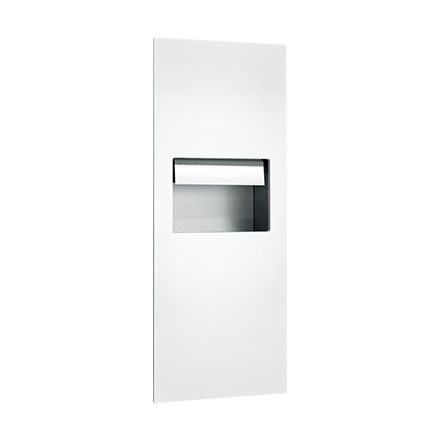 64696A/AC-00/-41 PIATTO™ Completely Recessed Paper Towel Dispenser & Waste Receptacle