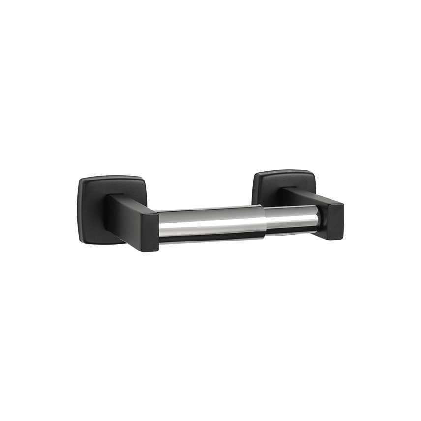 7305-41 Matte Black Toilet Tissue Holder (Single)