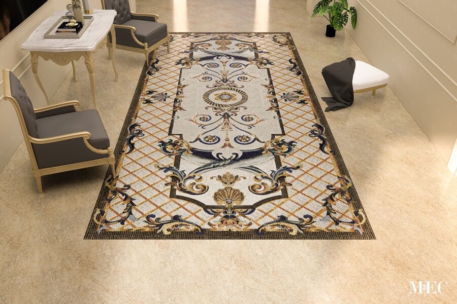 ACANTO - MARBLE MOSAIC RUG