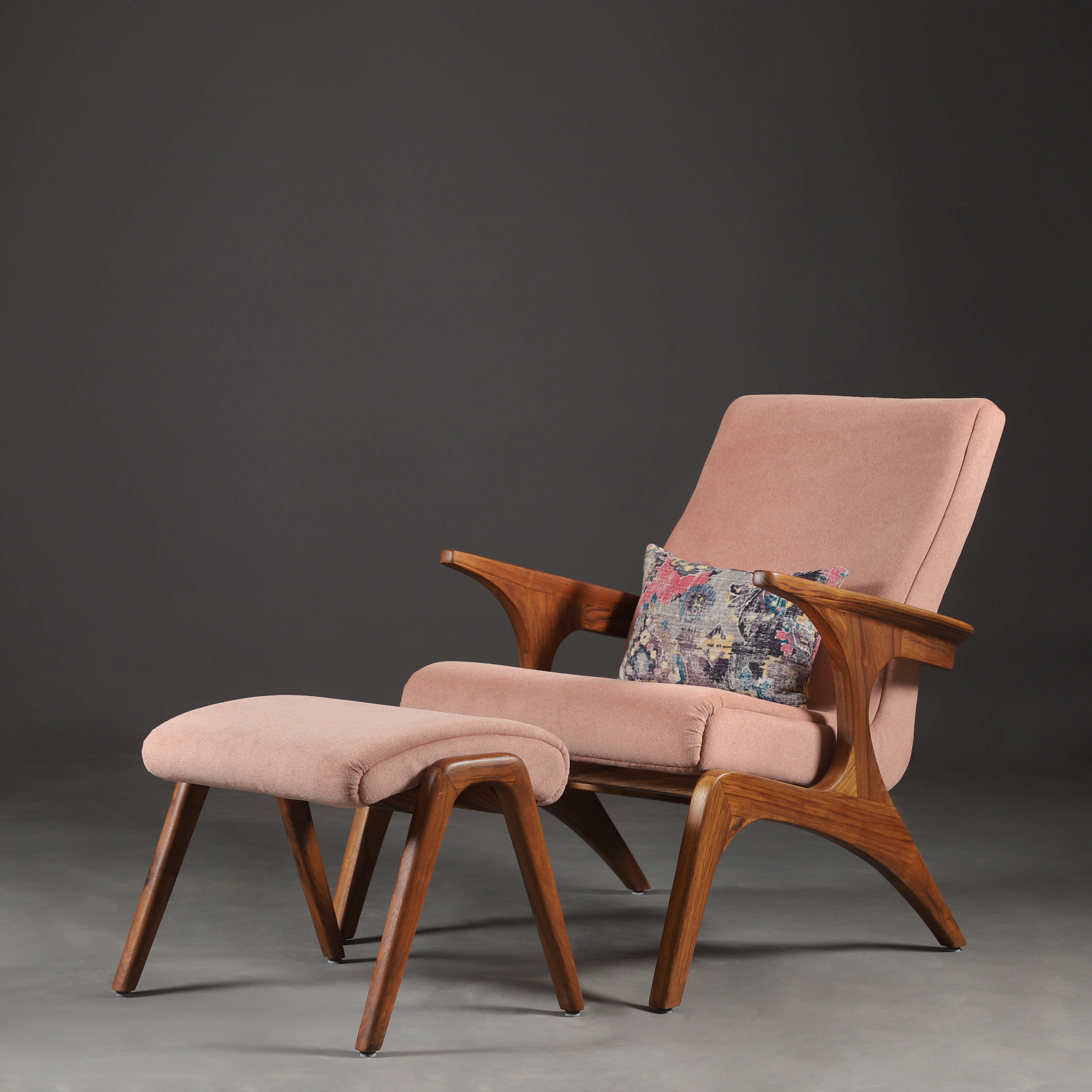 Piko Set - Lounge Chair and Foot Stool