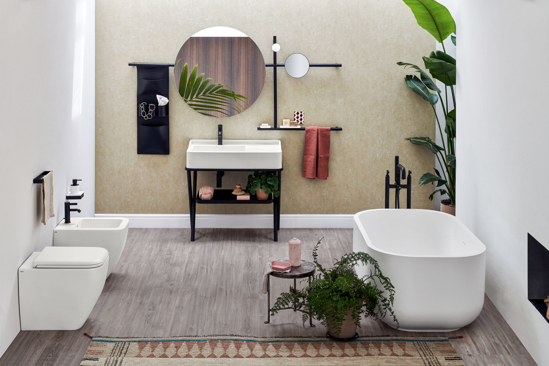 SIWA washbasin with cabinet design by Andrea Parisio, Giuseppe Pezzano
