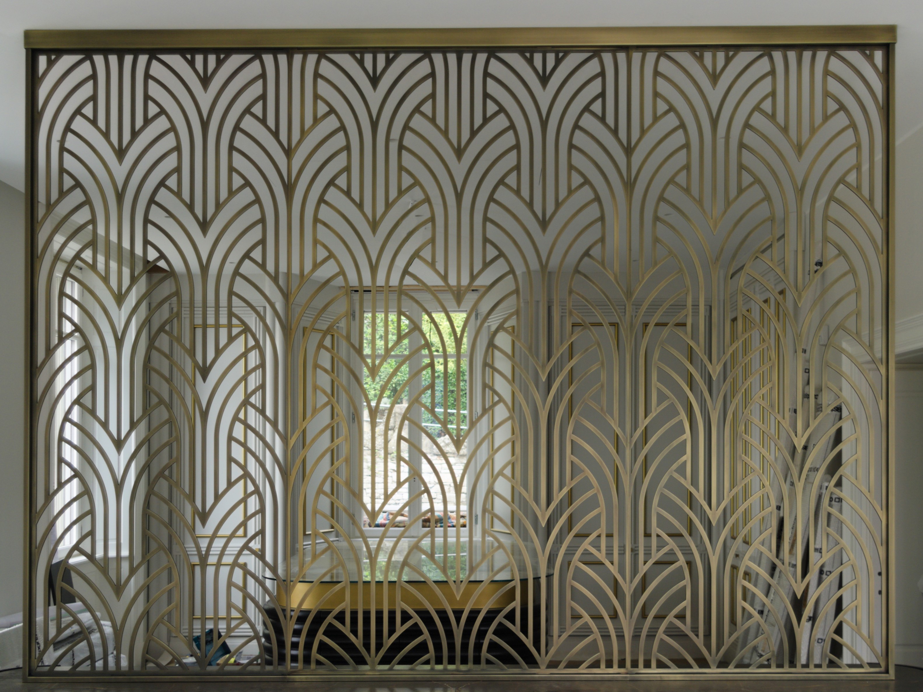 Ornamental Art Deco room divider