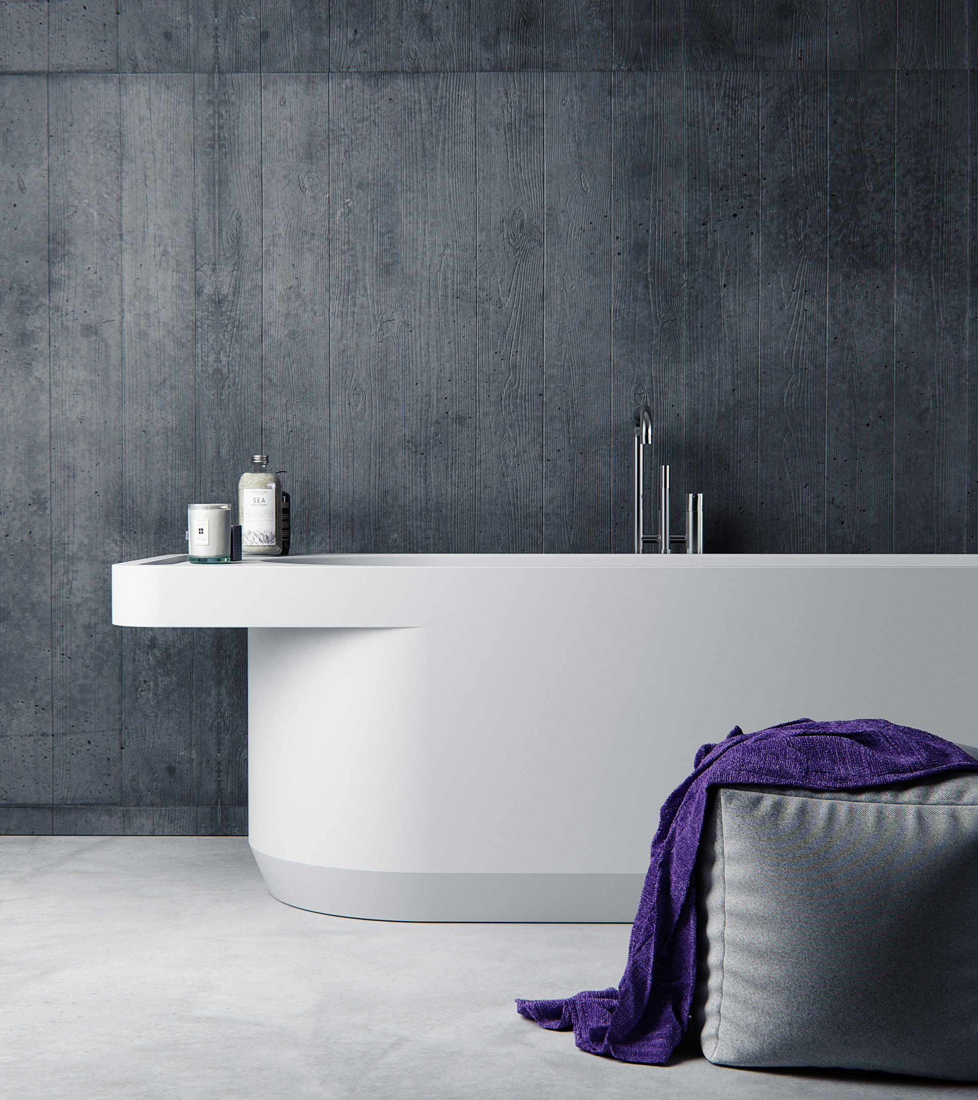 BENITIER-BT01 bathtub solid surface