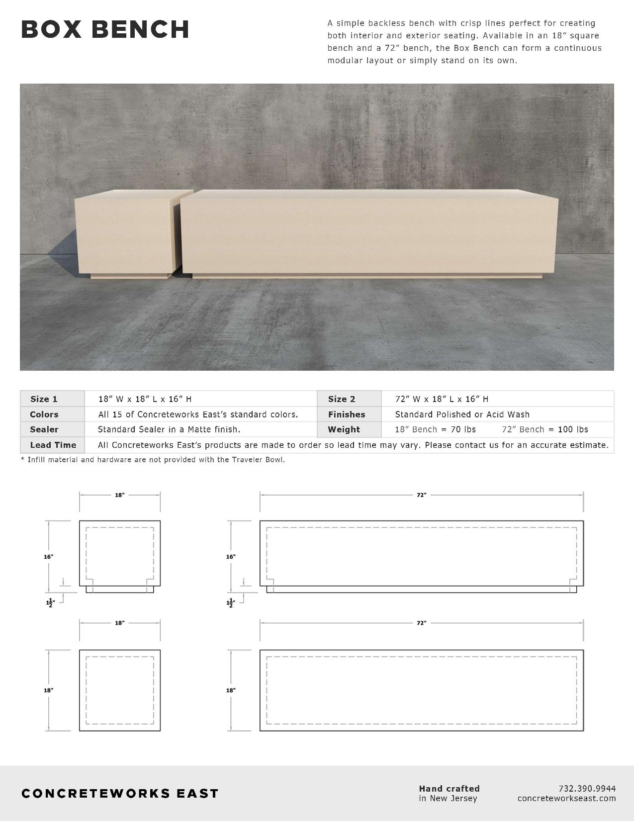 BOX BENCH