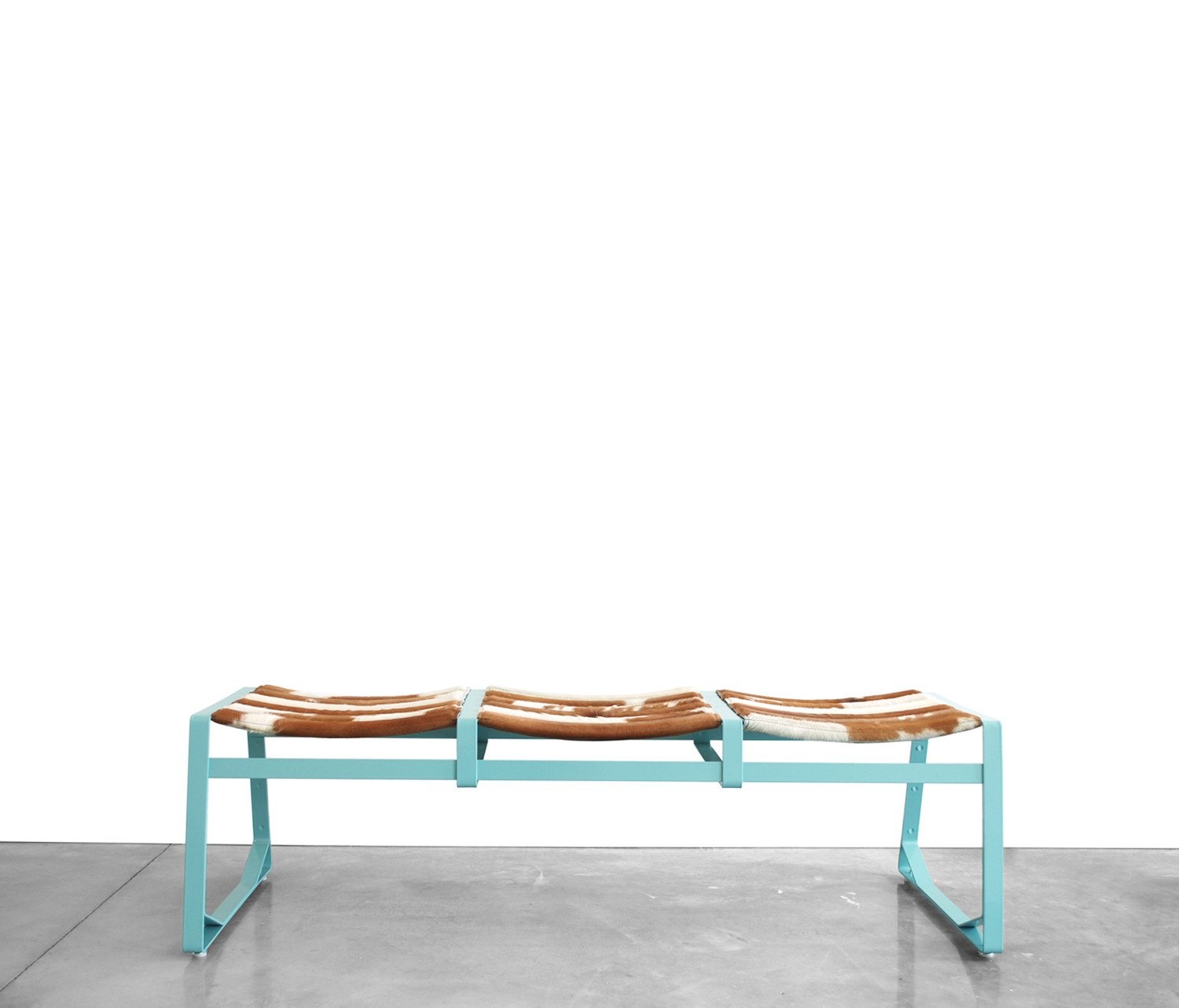 CRANE BENCH - STEEL, 3 SEAT