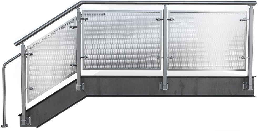 CUBE™ Perf Metal Railing System