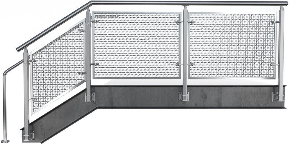 CUBE™ Wire Mesh Railing System