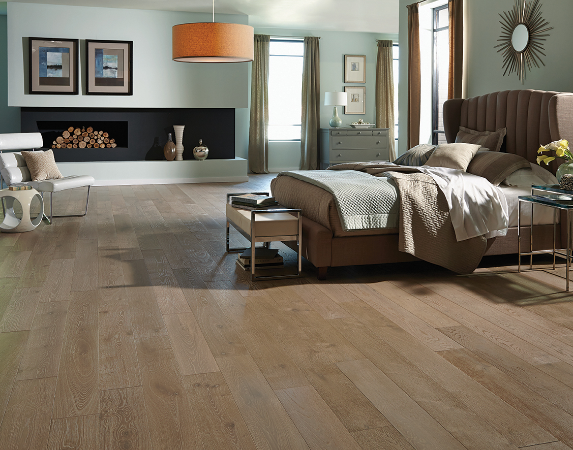 Castillian Engineered White Oak Hardwood Greystone