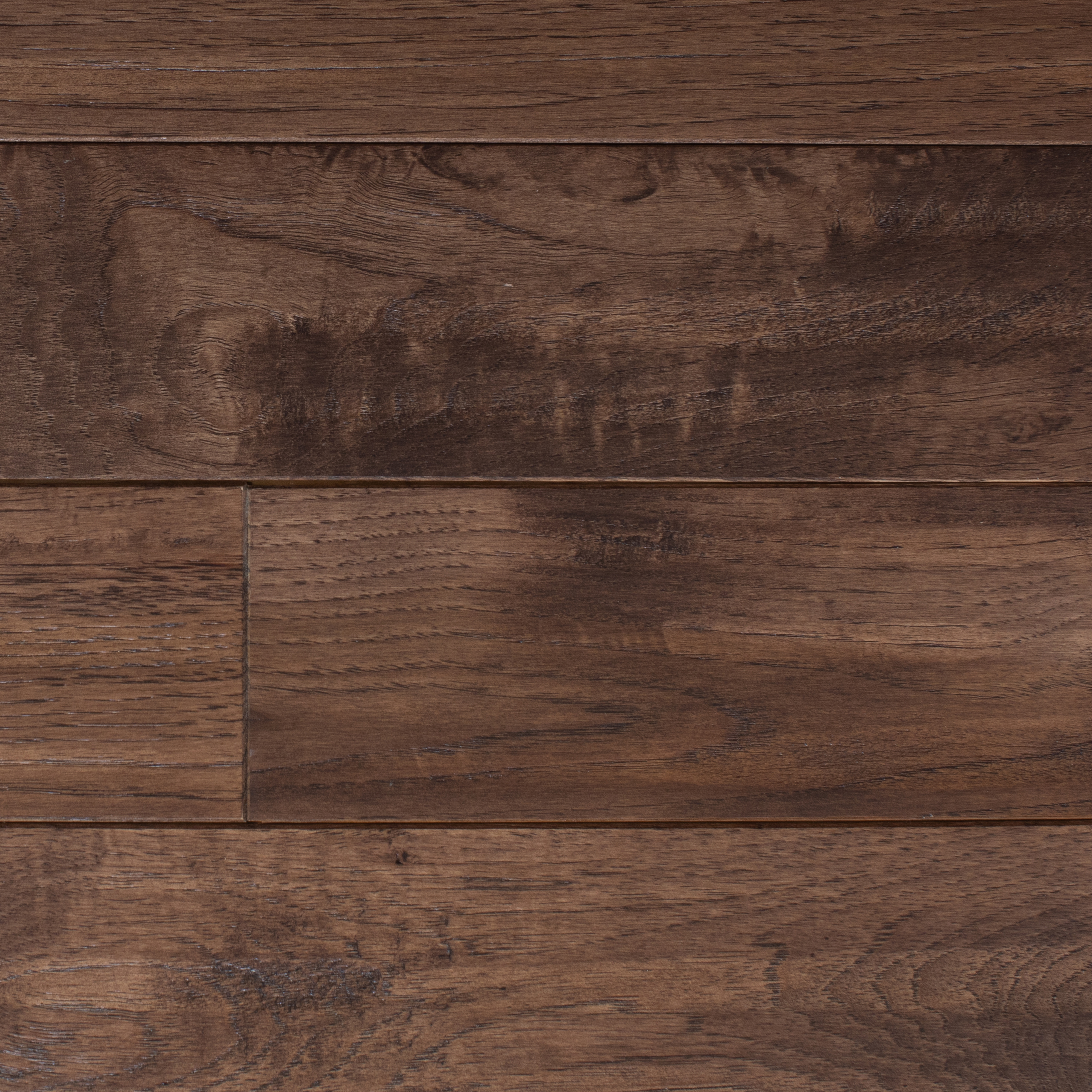 Chatelaine Solid Hickory Hardwood Burnt Umber