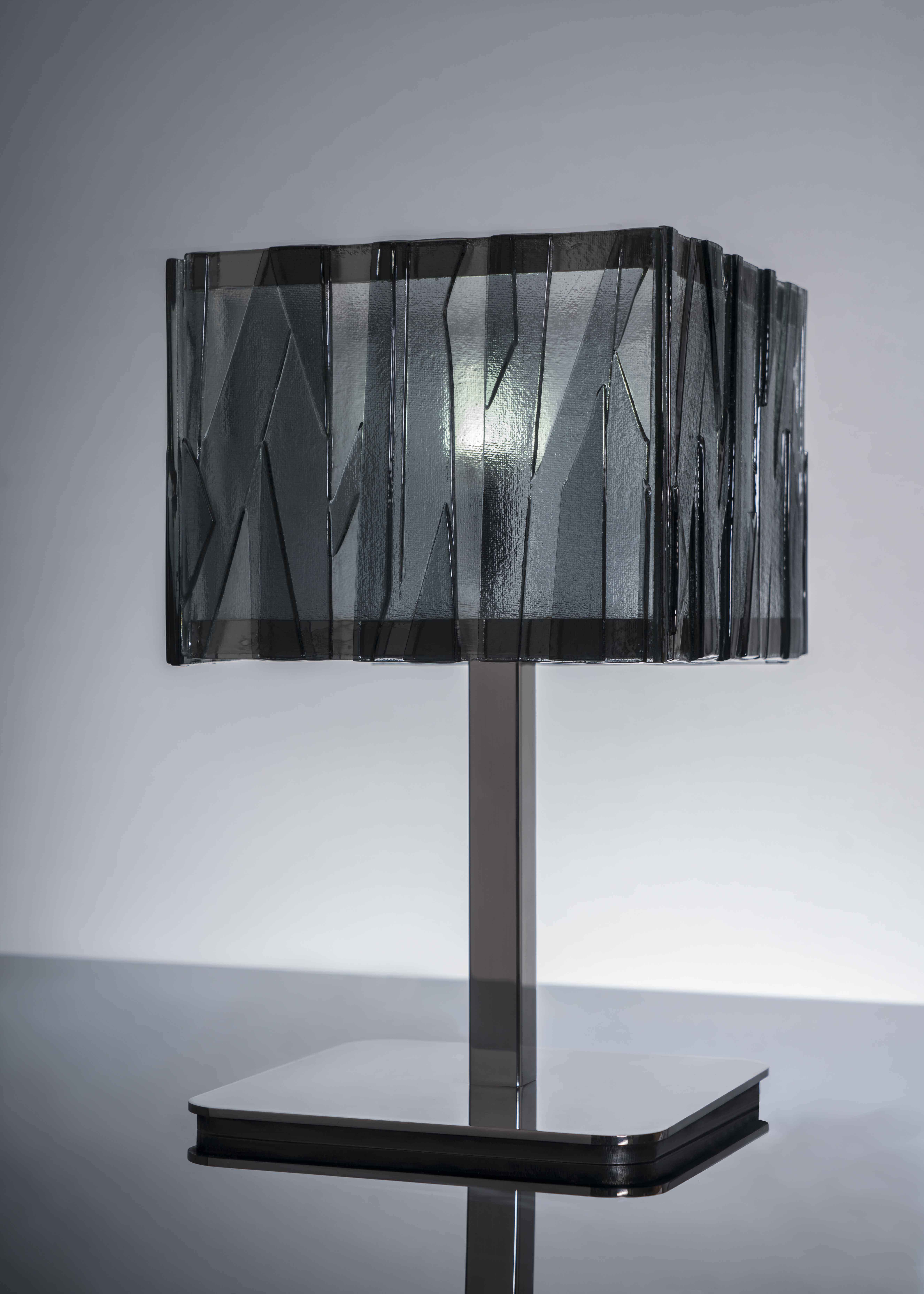 Cube Glass table lamp
