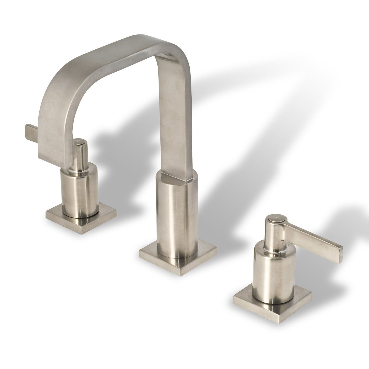 Dual Handle Stainless Steel Bathroom and Kitchen Sink Faucet
