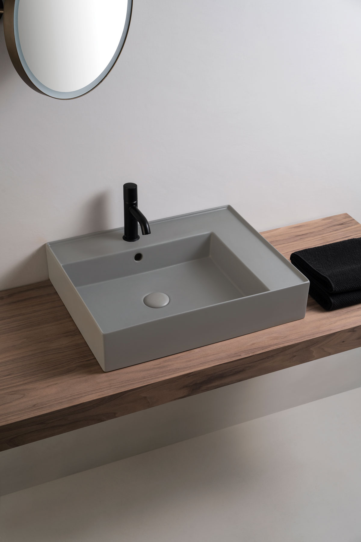 ENJOY on top washbasin, design by Karim Rashid