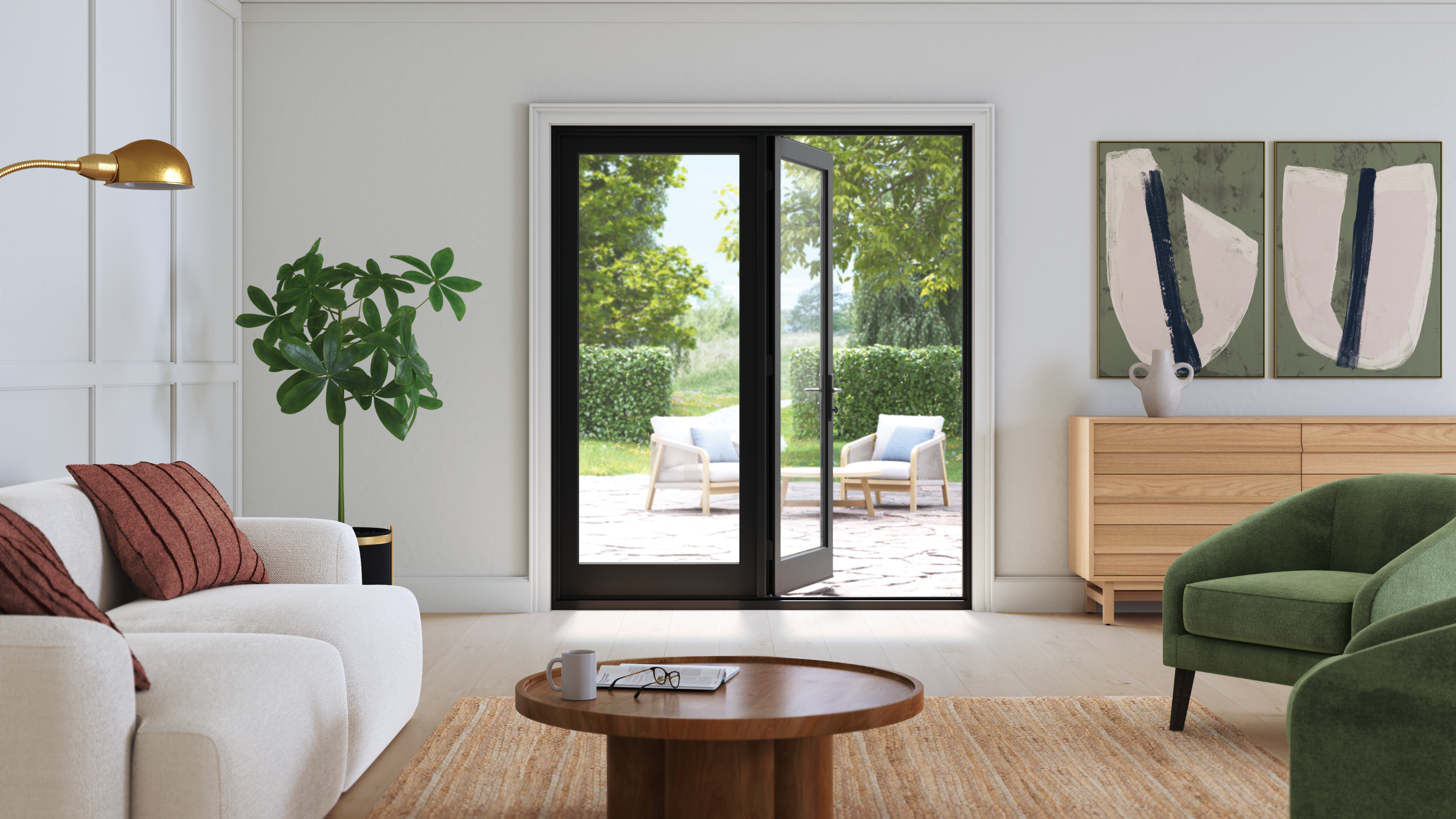 Marvin Elevate Swinging French Door