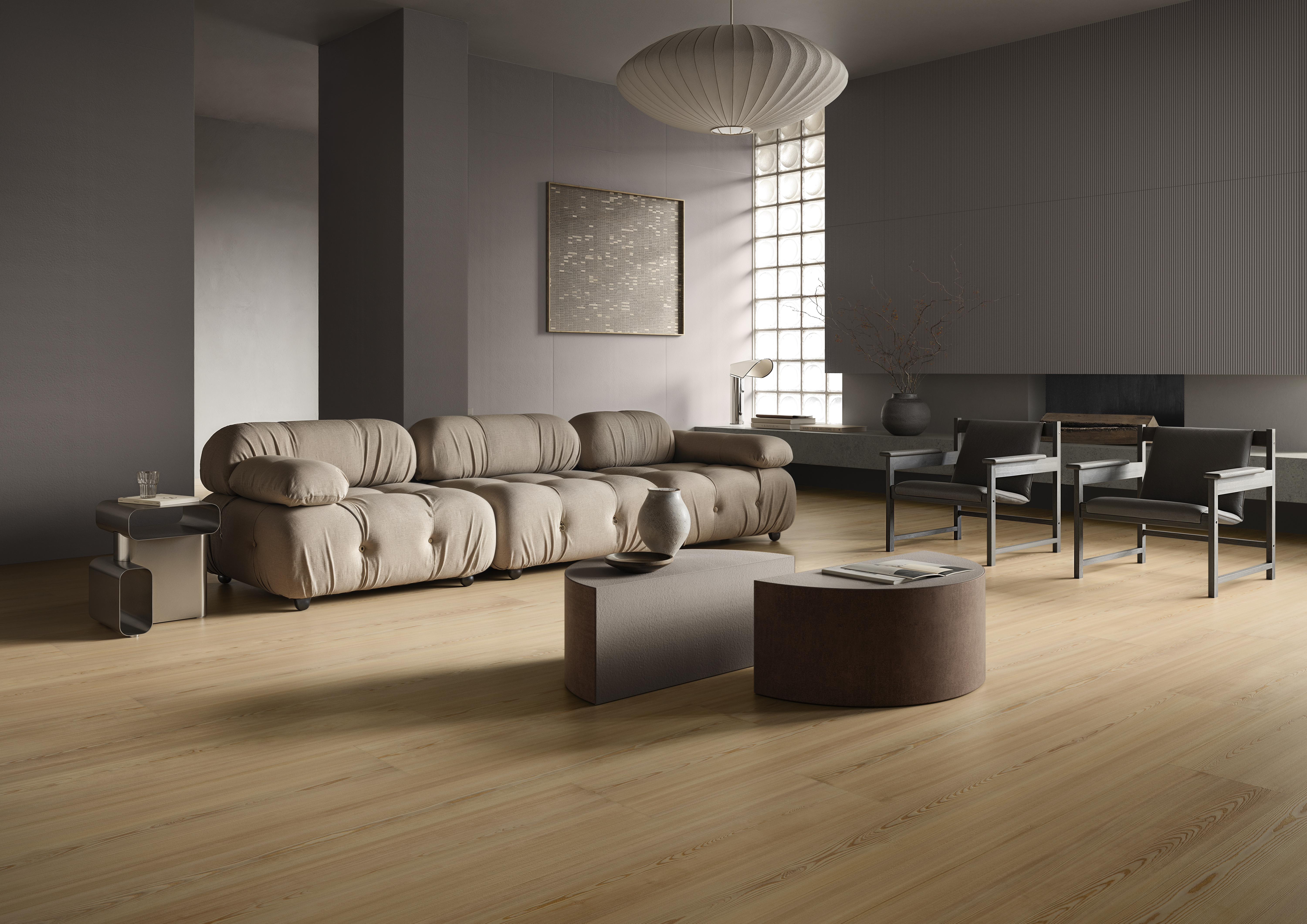 A journey through Japandi style with Casalgrande Padana porcelain tile collections 