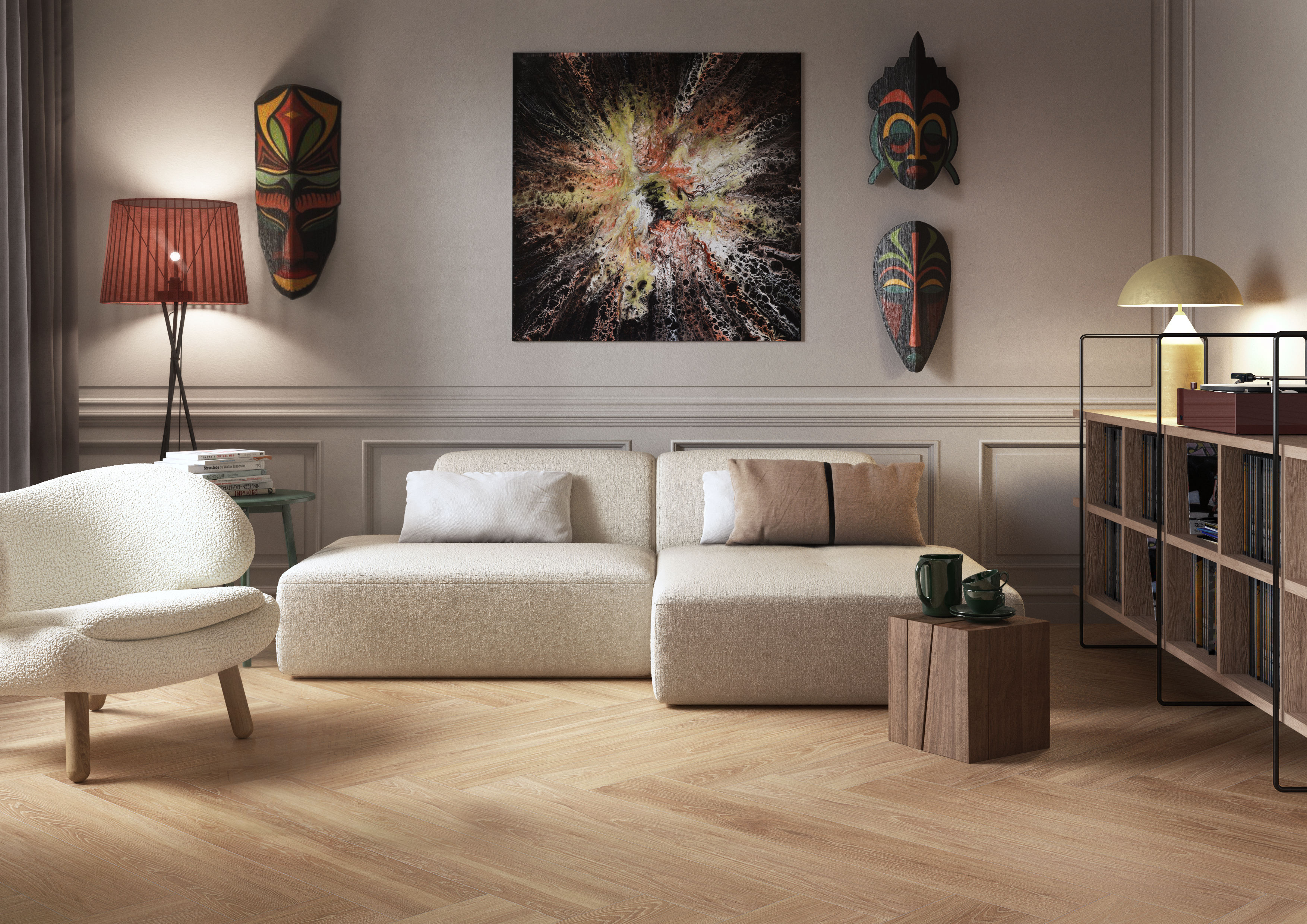 Earthy colour décor ideas with Casalgrande Padana collections