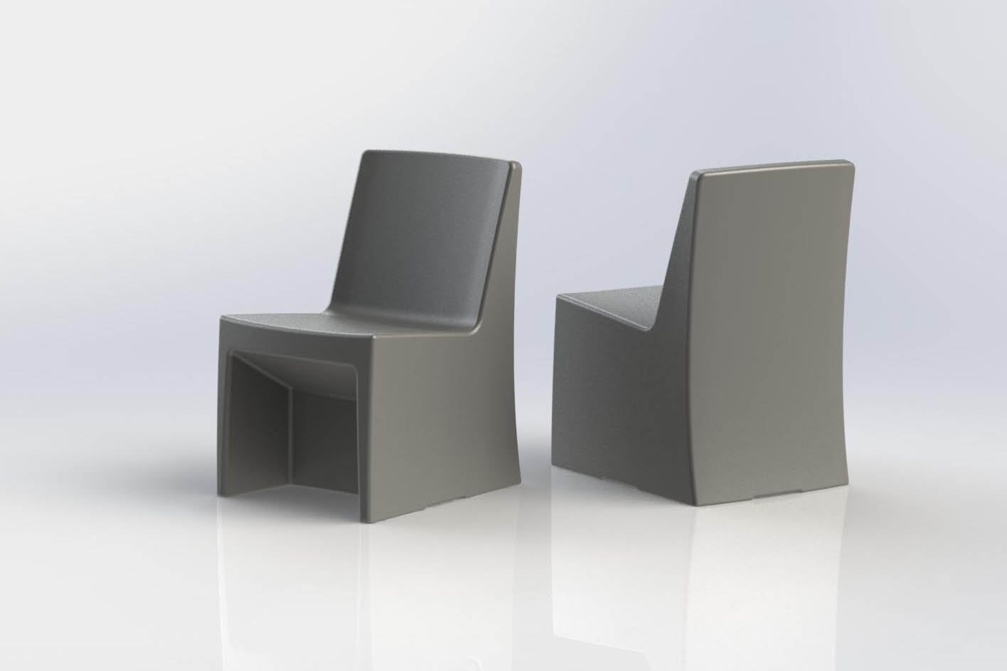 Estilo Armless Chair 