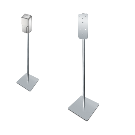 FS-0300 Stainless Steel Hand Sanitizer Dispenser Floor Stand